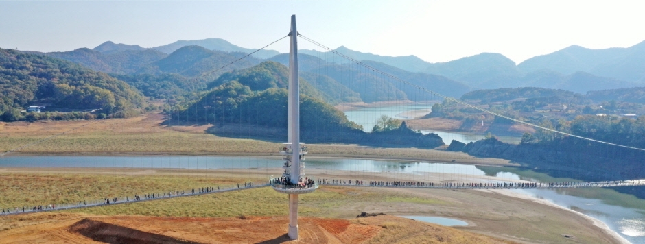 임실붕어섬,옥정호출렁다리+치즈테마파크