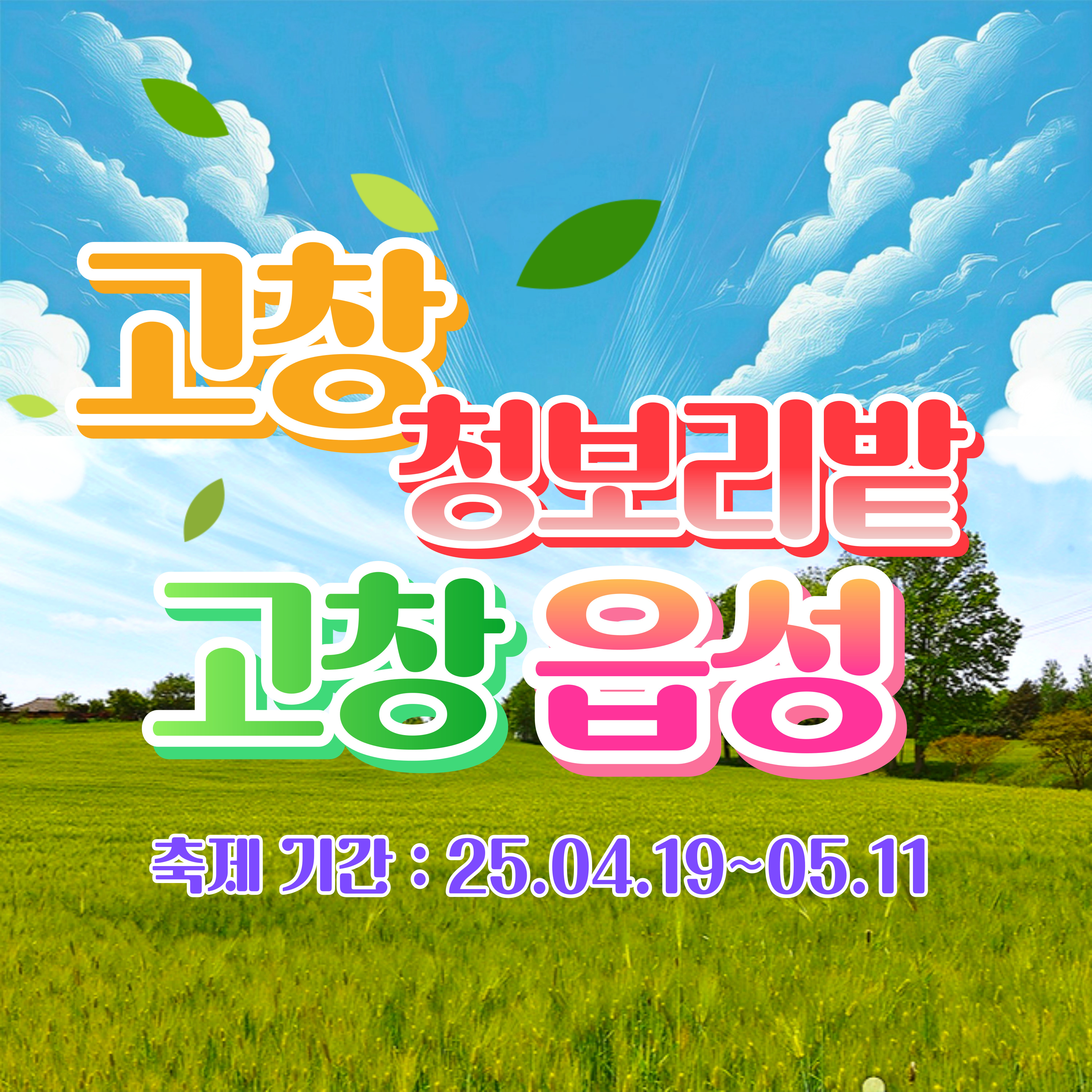 고창 청보리밭 + 고창읍성