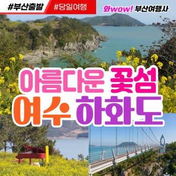 [부산출발] 여수 아름다운 꽃섬 하화도 당일투어